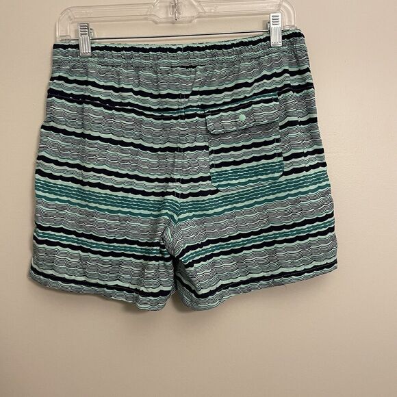 L.L. Bean Sweat Shorts Men's XS Blue Green Drawstring Waist Nylon Polyester - Picture 4 of 12